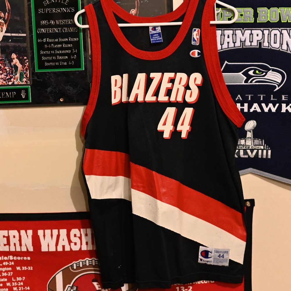 Vintage Champion Brian Grant Blazers Jersey! Large